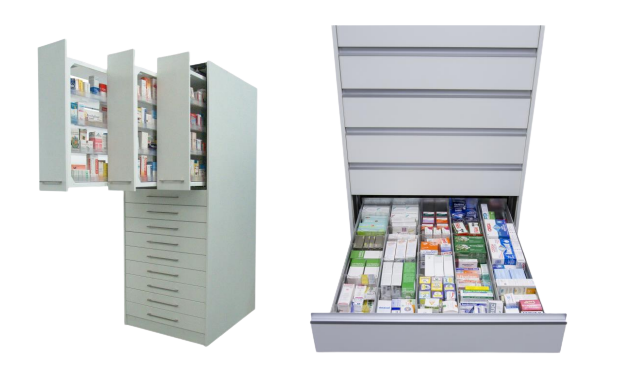 FARMA BOX 90 "8N+3E" (90 X 81 X 207) + Cierre Centralizado